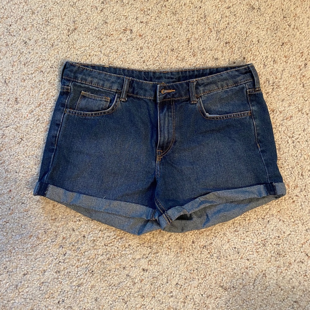 H&M Dark Wash Denim Shorts